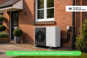 Boiler Upgrade Scheme 2026 eligibility and £7,500 heat pump grant for UK homeowners